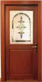 Solid wood door